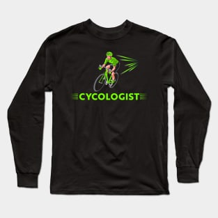 Funny Biking Cycologist shirt - Cycologist Tee Shirt Long Sleeve T-Shirt